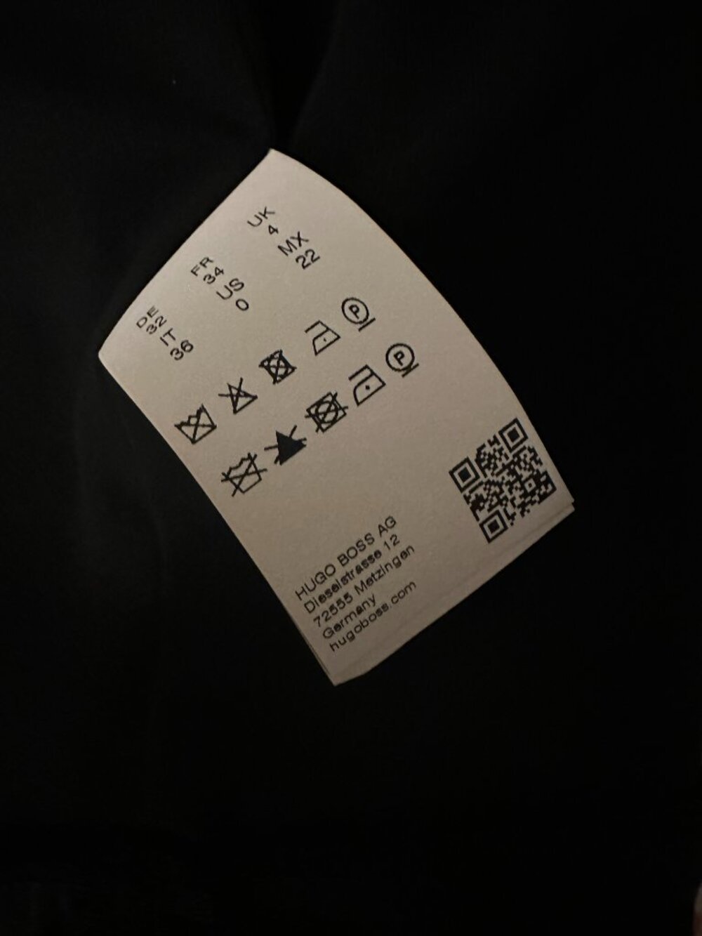 Boss "Duxida" Tuxedo Shawl Collar Black Jumpsuit Worn by Spain’s Queen - Size 0 - Picture 5 of 7